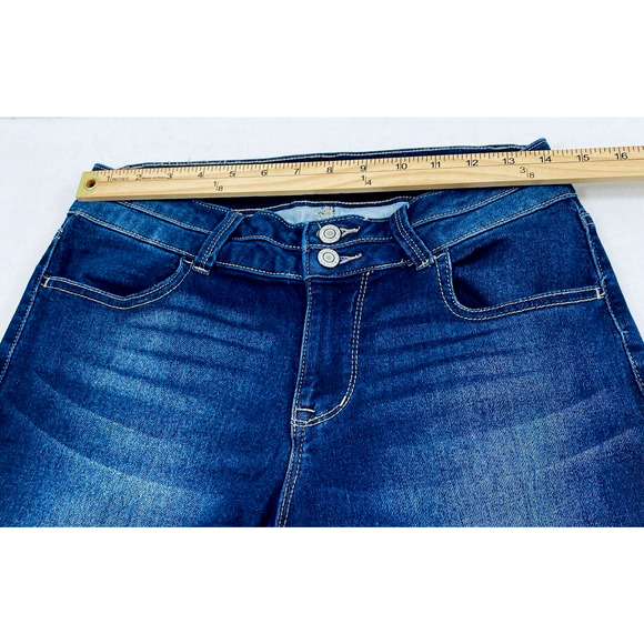 M Jeans Maurices Womens Size M-Reg 28" W Dark Wash Denim Stretch Skinny Mid Rise - Picture 6 of 12